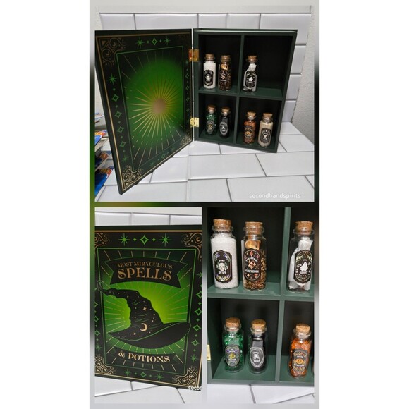 Target Bullseye Halloween Spells and Potions Book Storage Box & 7 Mini Potions - Picture 1 of 10